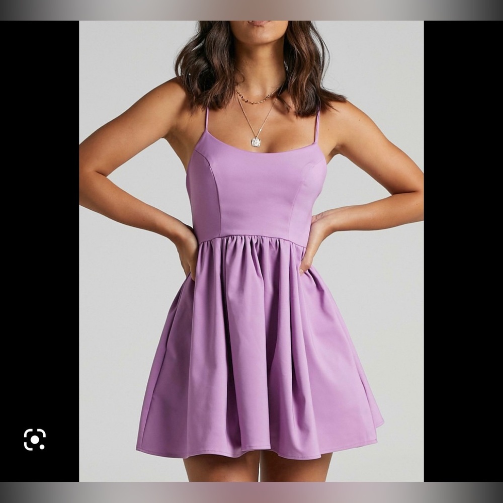SHOWPO. YOU GOT NOTHING TO PROVE A-LINE MINI DRESS IN LILAC